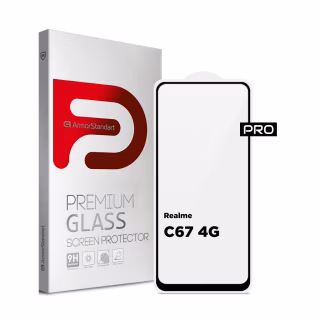 Стекло защитное Armorstandart Realme C67 4G Black (ARM73852)