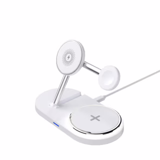 Зарядное устройство Armorstandart Wireless Charging H101 3 in 1 Magnetic White (ARM78102)