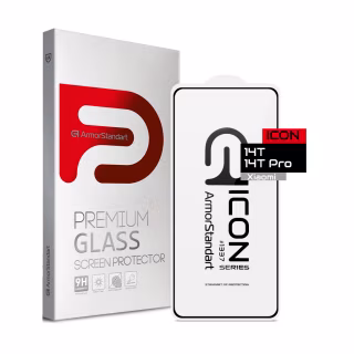 Стекло защитное Armorstandart Icon Xiaomi 14T / 14T Pro Black (ARM79327)