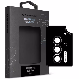 Стекло защитное Armorstandart Camera Supreme BI Samsung S25 Plus Black (ARM83220)