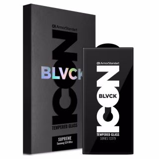 Стекло защитное Armorstandart Supreme Black Icon Samsung S24 Ultra (ARM84630)
