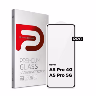 Стекло защитное Armorstandart Pro OPPO A5 Pro 4G / A5 Pro 5G Black (ARM85390)