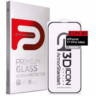 Стекло защитное Armorstandart Icon 3D Apple iPhone 17 Pro Max (ARM86214)