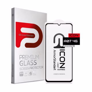 Скло захисне Armorstandart Icon Samsung A07 4G Black (ARM86508)