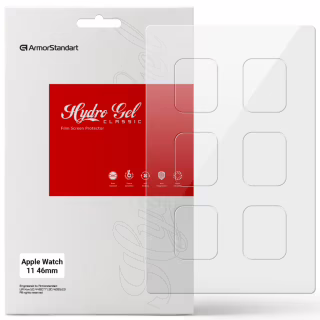 Плівка захисна Armorstandart hydrogel Apple Watch 11 46mm 6 pcs (ARM88734)