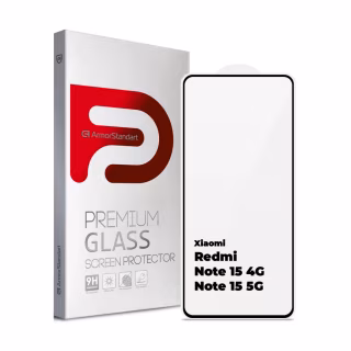Стекло защитное Armorstandart Edge Glue Curved Xiaomi Redmi Note 15 4G / Note 15 5G (ARM90044)