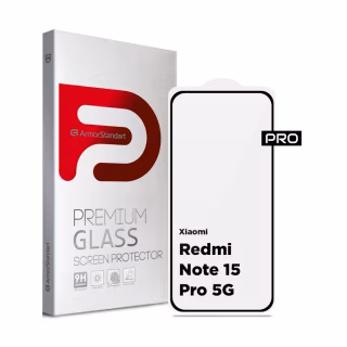 Стекло защитное Armorstandart Pro Xiaomi Redmi Note 15 Pro 5G (ARM90802)