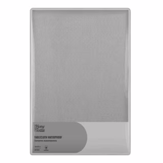 Скатертина Ardesto Waterproof 100% поліестер, сірий 120х140 см (ART07WG)