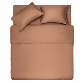 Підковдра Ardesto Mix&Match 100% бавовна, сатин коричневий 160х220 см (ART1622DVH)