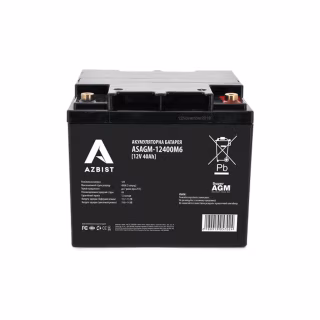 Батарея до ДБЖ AZBIST 12V 40 Ah Super AGM (ASAGM-12400M6)