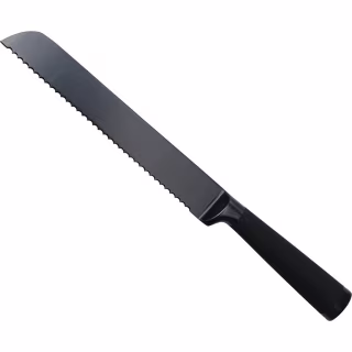 Кухонний ніж Bergner Black Blade для хліба 20 см (BG-8774)