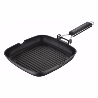 Сковорода Bergner Bbq lovers, гриль 24x24 см (BGEU-1101)