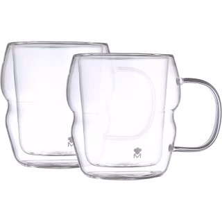 Набор чашек MasterPro Mixology з подвійними стінками 450 мл, 2 шт (BGMP-20206)