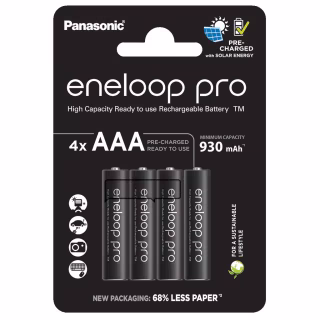 Аккумулятор Panasonic Eneloop AAA 930 mAh Pro NI-MH * 4 (BK-4HCDE/4CP)