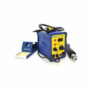 Паяльна станція Bakku BK-878L цифрова індикація, фен, паяльник (260*165*173) 2,27 кг (BK-878L)