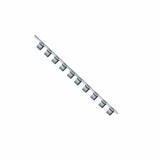 Полиця для інструменту Toptul планка-тримач для головок 1/4"x260x12шт (BKAC0812)