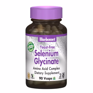 Мінерали Bluebonnet Nutrition Селен гліцинат, Albion, 90 гелевих капсул (BLB0678)
