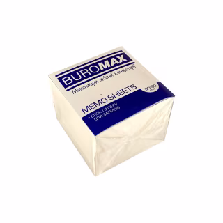 Бумага для заметок Buromax белый 90х90х50 мм, не склеенный (BM.2276)