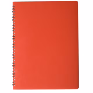 Тетрадь Buromax GLOSS A4 80 листов,клетка Красный (BM.24452151-05)