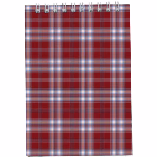 Блокнот Buromax spiral top, А5, 48sheets, square, burgundy (BM.2470-13)