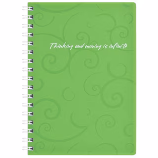 Блокнот Buromax spiral side, А6, 80sheets, Barocco, square, green (BM.2589-615)