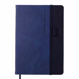 Блокнот Buromax деловой Record A5 в клетку 96 листов обложка из искусственно (BM.295110-02)