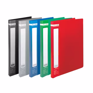 Папка-скоросшиватель Buromax JOBMAX A4 пластиковая, ассорти (BM.3406-99)