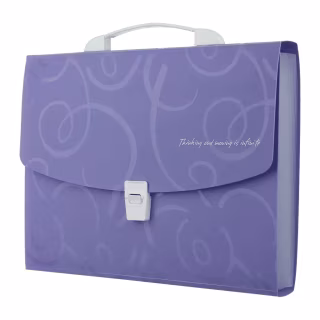 Папка - портфель Buromax A4/35мм, BAROCCO, violet (BM.3719-07)