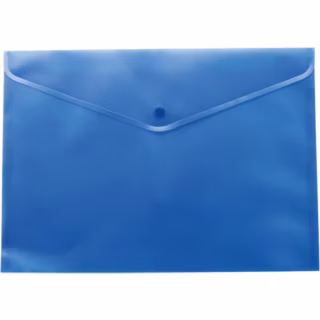 Папка - конверт Buromax А5, with a button, blue (BM.3936-02)