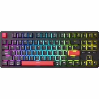 Клавіатура Keychron C3 Pro 87Key K pro Red RGB QMK Hot-swap USB UA Black (C3PH1_KEYCHRON)