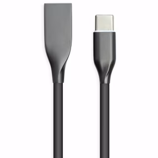 Дата кабель USB 2.0 AM to USB-C 1.0m black PowerPlant (CA911240)
