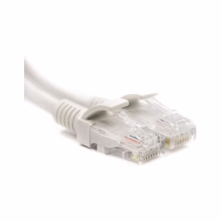 Патч-корд 25м, UTP, cat.5e, CU, white PowerPlant (CA912636)