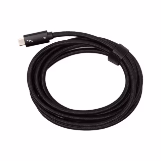 Дата кабель USB-C to USB-C 2.0m Thunderbolt 4 100W (20V/5A) 8K60Hz PowerPlant (CA915040)