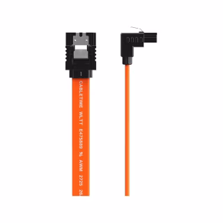 Кабель для передачи данных SATA III 0.5m 90° corner Cabletime (CA915903)