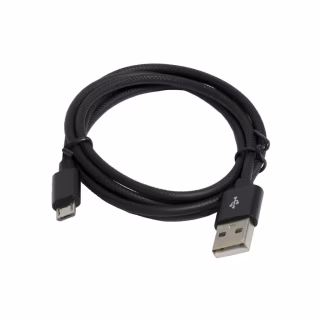 Дата кабель USB 2.0 AM to Micro 5P 1.0m 2.4A black Patron (CAB-PN-USB-MICRO-1-B)