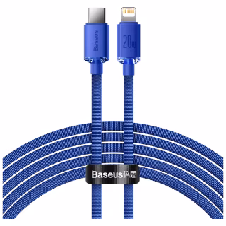 Дата кабель USB-C to Lightning 2.0m 20W blue Baseus (CAJY000303)