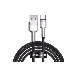 Дата кабель USB 2.0 AM to USB-C 2.0m 6A 66W Black Baseus (CAKF000201)