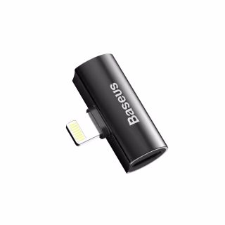 Переходник L46 Lightning (1 Male / 2 Female) Black Baseus (CAL46-01)