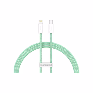 Дата кабель USB-C to Lightning 2.0m 20W green Baseus (CALD000106)