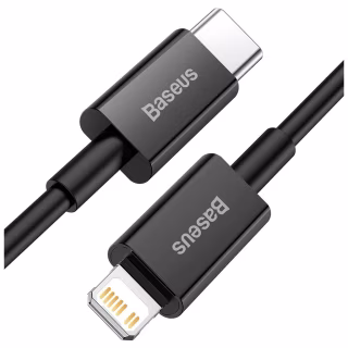 Дата кабель USB-C to Lightning 2.0m 3.0A PD Superior Series Black Baseus (CATLYS-C01)