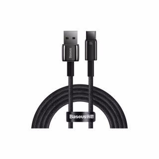 Дата кабель USB 2.0 AM to USB-C 2.0m 100W black Baseus (CAWJ000101)
