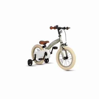 Дитячий велосипед QPlay Miniby 3 в1, біговел 14",Grey-Green (CB01MiniBy14GreyGreen)