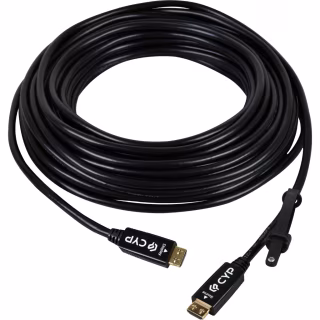 Кабель мультимедийный HDMI M to HDMI M 15.0m active optic 8K Cypress (CBL-FH510-015)