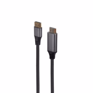 Кабель мультимедійний DisplayPort M to HDMI M 1.8m 4K60Hz Cablexpert (CC-DP-HDMI-4K-6)