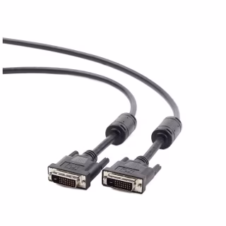 Кабель мультимедійний DVI M to DVI M 1.8m 24+1pin Cablexpert (CC-DVI2-BK-6)