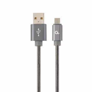 Дата кабель USB 2.0 AM to Micro 5P 1.0m Cablexpert (CC-USB2S-AMmBM-1M-BG)