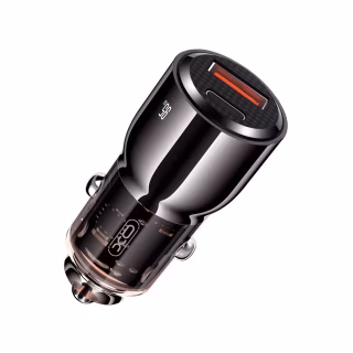 Зарядний пристрій XO CC58 USB-C PD65W + USB-A 30W Gray (CC58_Tarnish)