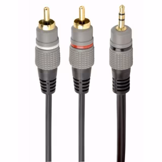 Кабель мультимедийный 3.5mm M to 2xRCA M 1.5m Cablexpert (CCA-352-1.5M)