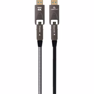 Кабель мультимедійний HDMI M to HDMI M 10.0m V2.0 4K60Hz A/D to A/D AOC Cablexpert (CCAP-HDMIDD-AOC-10M)