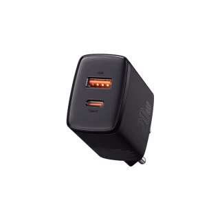 Зарядний пристрій Baseus Compact Quick Charger U+C 20W EU Black (CCXJ-B01)